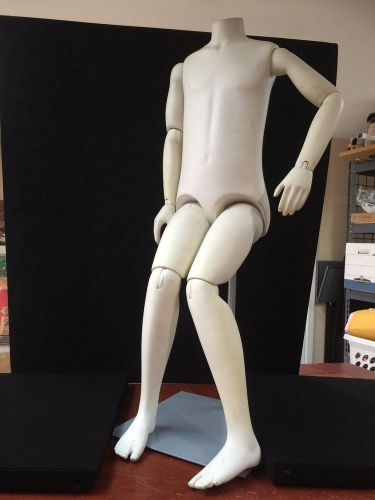 Full Body Young Child Kid Mannequin Completely Flexible 41&#034;