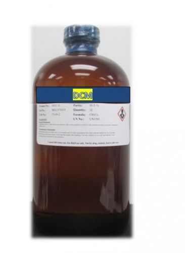 High quality methylene chloride (dichloromethane), dcm acs, 99.5+%, 1l (32oz) for sale