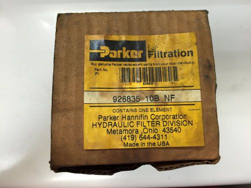 Parker Hannifin Filtration Element #926835 10B NF NIB