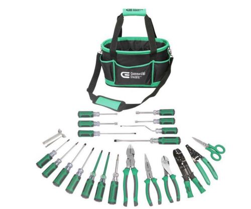 22-piece electricians tool set with tool bag for home, workshop, or job site for sale