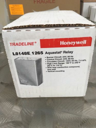 Honeywell L8148E1265 High limit Aquastat Relay NIB