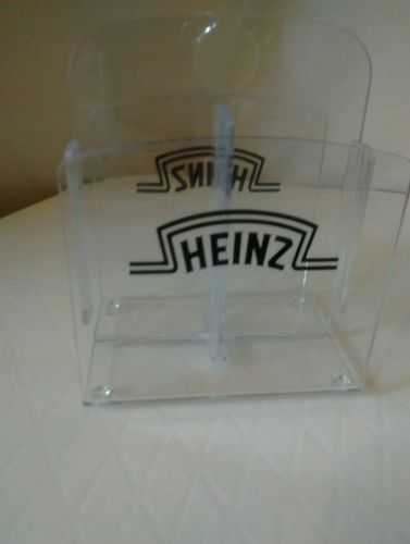 Heinz ketchup mustard Napkin Holder Table Condiment Restaurant quality