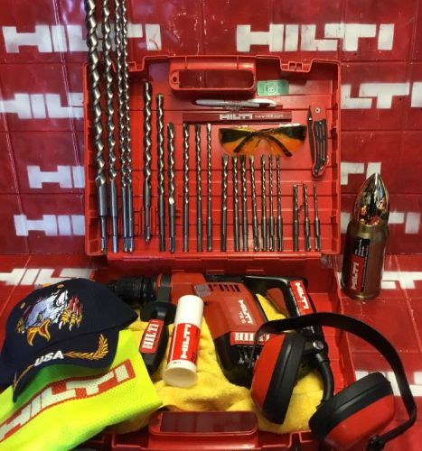 Hilti te 5 hammer drill, l@@k, free extras, loaded bits, germany, fast shipping for sale