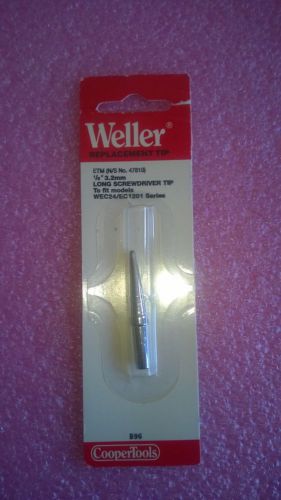 Weller ETM 1/8&#034; 3.2 mm Long Screwdriver Tip Fits WEC24 / EC1201 Series Irons