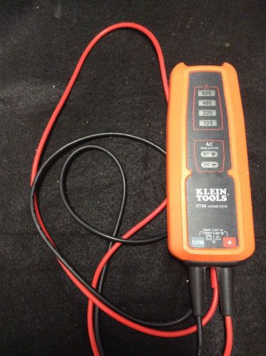 Klein Tools ET50 120-600V Electronic Voltage Tester FREE SHIPPING
