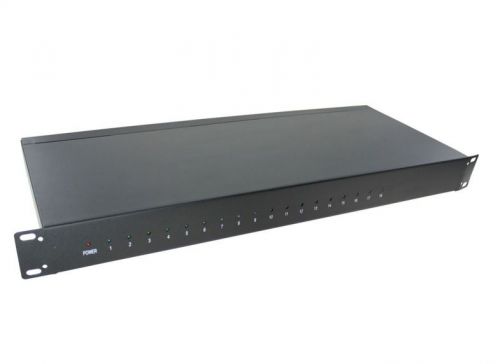 Power supply dc rackmount rack 18 ports screw type 10 amps free shipping for sale