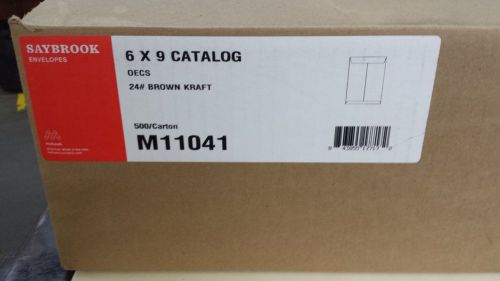 6 X 9  BROWN KRAFT ENVELOPES (24#) OPEN END / CATALOGUE