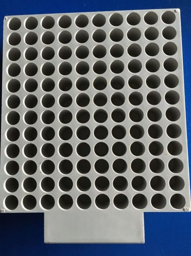120-well microcentrifuge tube rack for storage &amp;freezing. for sale