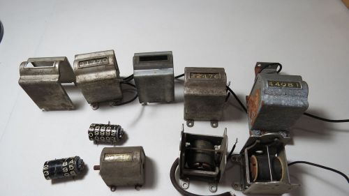 Lot Of Vintage Mercury 115 Volt  Electromechanical Counter