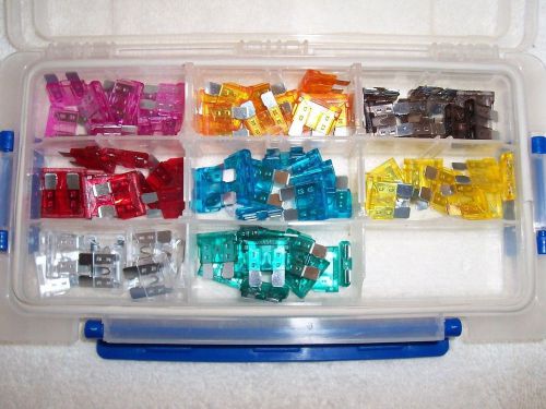 Standard ato/atc blade type fuse assortment - 80 pieces for sale