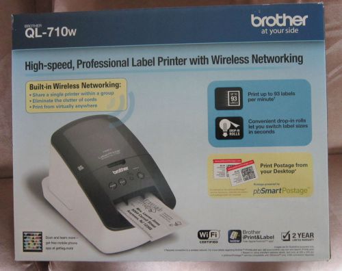 New Brother QL-710w in Retail Box!!!  Free Shipping!!
