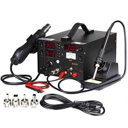Flexzion rework soldering station hot air gun solder iron smd dc power supply for sale