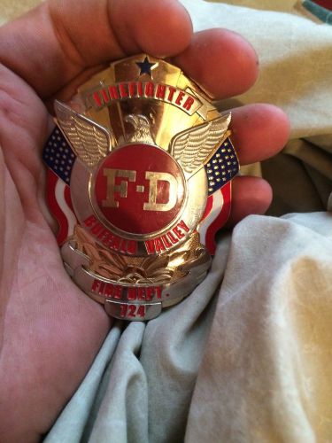 Buffalo Valley Oklahoma Fire Department Badge