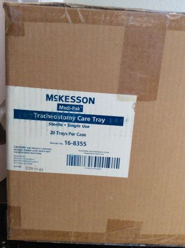 McKesson Medi-Pak Tracheostomy Care Tray Kit (case of 20)