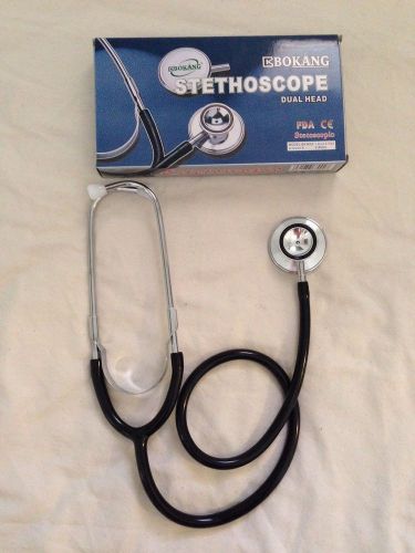 Bokang NEW Nurses And Doctors  DUAL HEAD Stethoscope Black