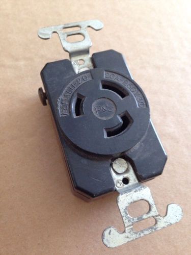 Pass &amp; seymour 20 amp 250v 3ph twist lock receptacle nema l11-20r for sale