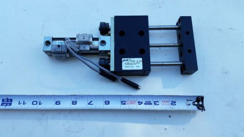 2&#034; PHD TS035x50-M-N dual rod pneumatic linear slide with magnetic reed switches