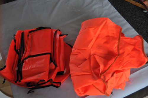 Lot of 4 Orange Safety Vests - Construction, Hunting, School....
