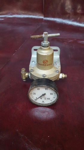 Norgren pressure regulator w/ usg 100 psig gauge for sale