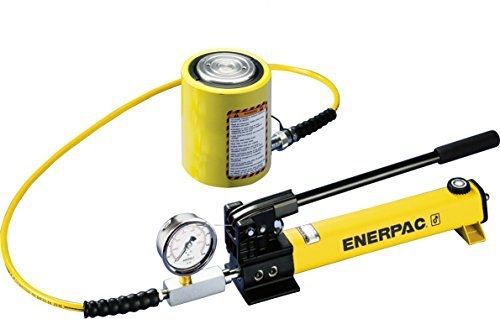 Enerpac SCL-101H Single Acting Cylinder Pump Set RCS-101 Cylinder with P-392