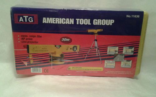 ATG AMERICAN TOOL GROUP Self-Leveling Rotary Laser Level W/TRIPOD NO. 11636  30M