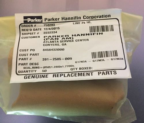 391-2585-009 BRAND NEW OEM PARKER P50/51/101/102 RING SEAL Part# 3912585009