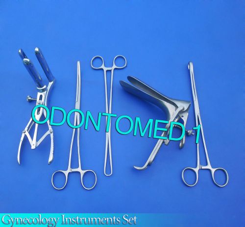 Exam Set w/Mathieu+Graves Speculum Small+Spong Forceps Gynecology instruments