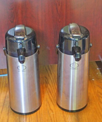 Service Ideas Coffee pump pot pair