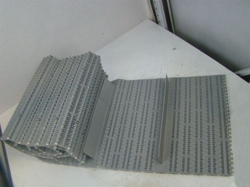 Conveyor belt 19.8&#034; x 121&#034; gray w/ cleats