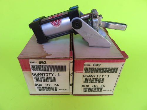 (2-pcs for 100.00 ) Destaco # 802  Pneumatic Hold Down Clamp