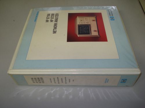 HP 8719A:3092A ,HP 8720B:3092A  Microwave Network  Analyzer Operating Manual