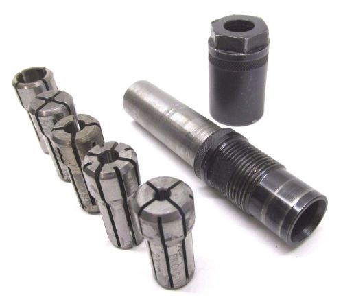 Da200 collet chuck extension w/ 5/8&#034; shank + 5 collets for sale