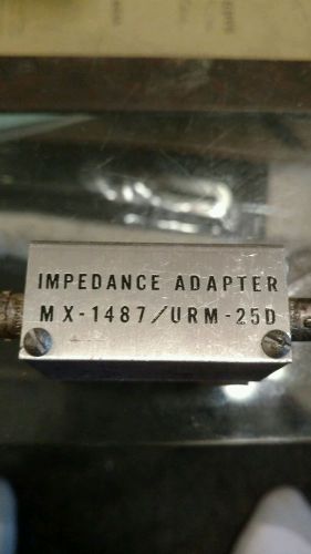 Impedance adapter AN/URM-25D RF Signal Generator NR