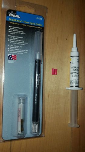 IDEAL 45-359 Fiber Optic Scribe Carbide Blade, Matching Gel, 2 Lab Splices