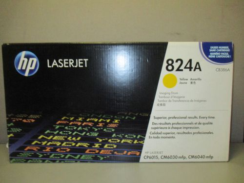 GENUINE HP 824A CB386A LASERJET CP6015 CM6030 CM6040 YELLOW TONER CARTRIDGE~NEW