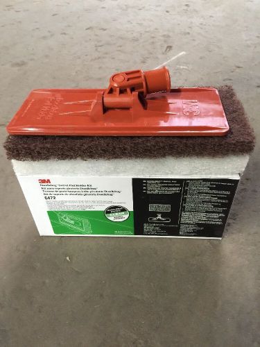 3M 6472 Swivel Pad Holder kit, Orange, 9L x 3-3/4In. W : 2 Pads Included