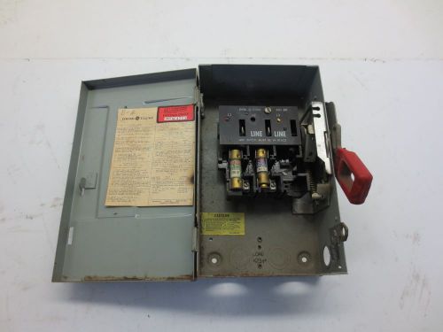 GE TH3221 Fusible Heavy Duty Safety Switch 30Amp 240VAC
