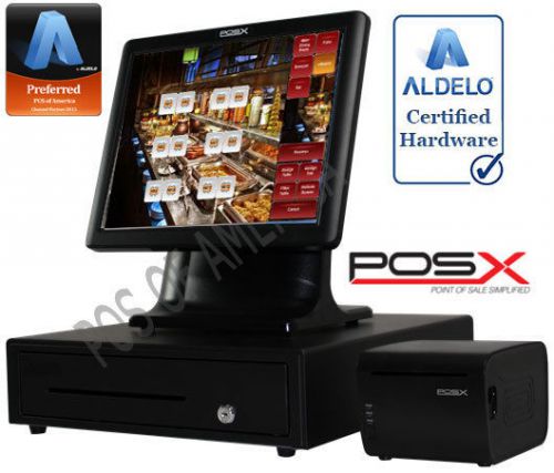 ALDELO 2013 PRO POS-X CAFE BUFFET RESTAURANT ALL-IN-ONE COMPLETE POS SYSTEM NEW