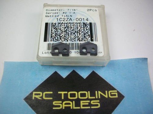 7/16 carbide spade drill insert tialn coated series #z t-a 1c2za-0014 new 1pc for sale