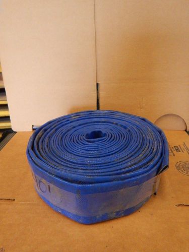 New 2&#034; diameter x 40&#039; long discharge water pump hose lay flat new           new for sale