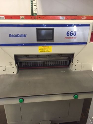 Duplo docucutter 660p hydraulic paper cutter - tn for sale