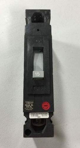 General Electric GE TED113015 Circuit Breaker 1 Pole 15 Amp 277 Volt