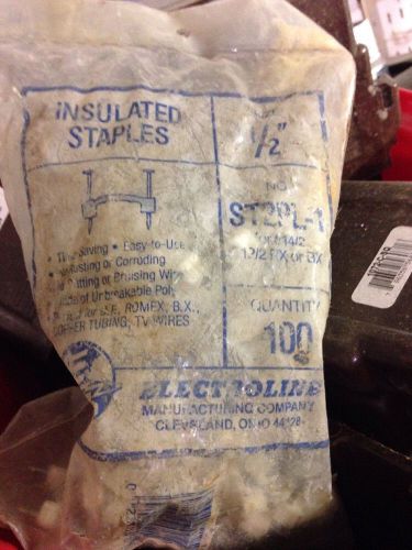 Electroline Insulated Staples qty 100 1/2&#034;