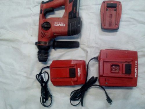 Hilti TE 4- A18 with two batteries and two Chargers