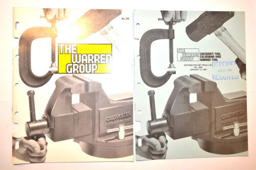 The warren group catalog no. 375 columbian vise cincinnatti  clamp chisel #rr953 for sale