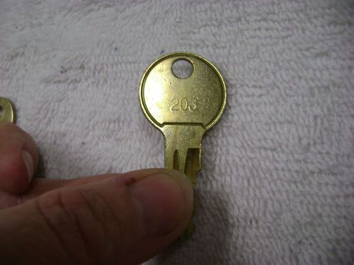 203 KEY FOR OLD TELEGUARD CONTROL PANELS