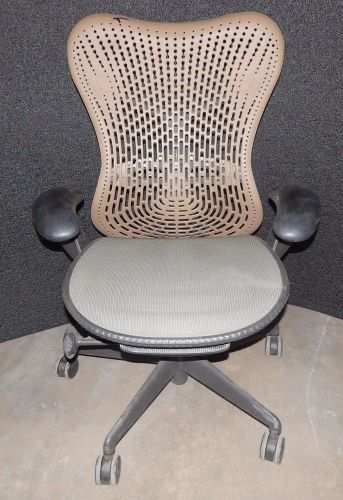 HERMAN MILLER MIRRA CHAIR - TAN - (#1465)