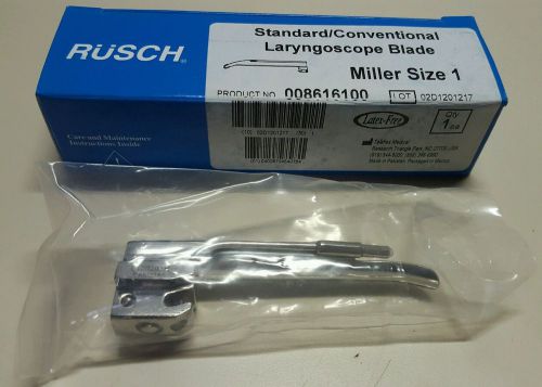 Rusch standard conventional laryngoscope blade miller size 1