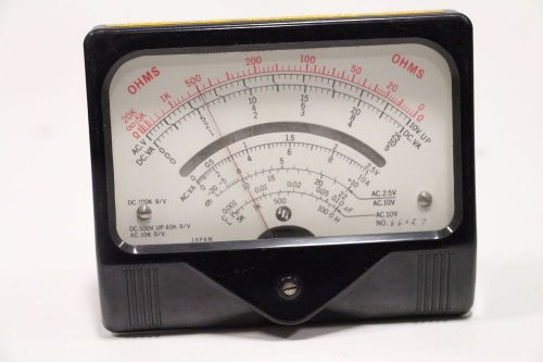 Vintage ITI Industrial Technical Instruments OHMS 20k AC DC 0-5 0-25 100K 66057