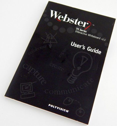 Polyvision Webster, TS Series Interactive Whiteboard v2.2 User&#039;s Guide